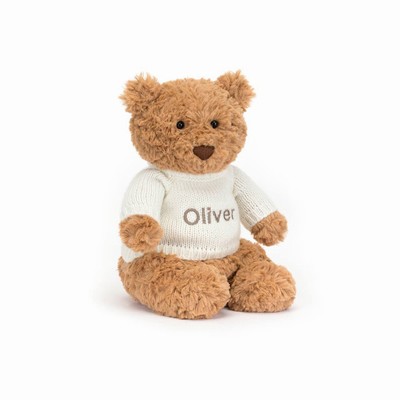 Jellycat Bartholomew Bijr with Cream Jumper | QU8230461